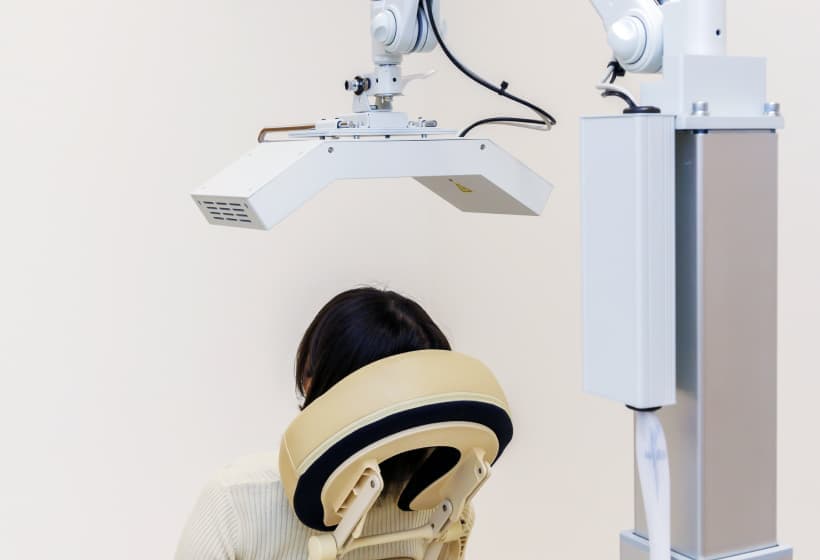 非接触振動圧刺激治療画像