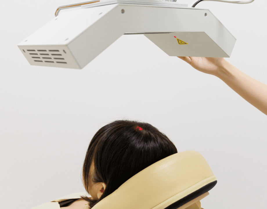 非接触振動圧刺激を加えた治療の一例画像