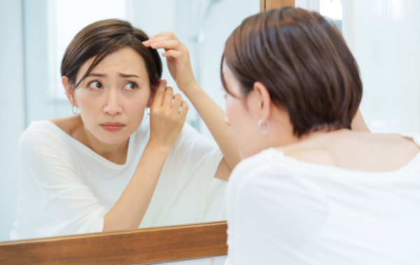 びまん性脱毛症